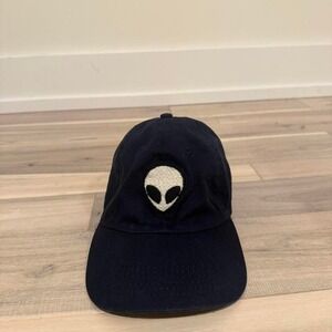 Vtg Alien navy blue baseball cap #skater #emo